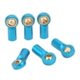 thumbnail image 4 of M3 Tie Rod End Ball Joint, Lightweight Aluminum Alloy M3 Link Rod End Ball Head Fine Workmanship 6Pcs  for RC Modification Blue,Purple, 4 of 7