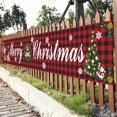thumbnail image 3 of Christmas Streamer Hanging Background Ornament Polyester Polyester Christmas streamer Decorative Banner, SDHF-GZ03, 3 of 5