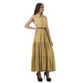 thumbnail image 2 of Moomaya Robes à Étages en Rayonne pour Femmes Imprimées Col Classique Robe-Chemise Femmes, 2 of 4