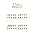 thumbnail image 3 of mmirethe Shoe Repair Replacement Dowels High Heel Tips Taps Pads Enhanced Performance Apricot Thick 9mm 9mm Thick Pin 5Set, 3 of 6