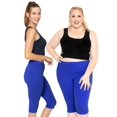thumbnail image 2 of Stretch Is Comfort Women's Plus Size Knee Length Leggings| Adult X-Large - 7x, 2 of 5