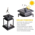 thumbnail image 4 of Meitianfacai Retro Outdoor Garden Decoration Hanging Lantern Portable LED Solar Lantern, 4 of 9