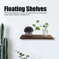 thumbnail image 3 of Herwey Wall Mounted Storage Shelves Floating Shelf Wood Storage Rack Display Organizer for Home Living Room, 3 of 8