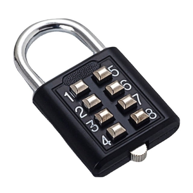 Cadenas à Combinaison de Mots de Passe à 8 Chiffres Valise en Alliage de Zinc Serrure Intelligente à Mot de Passe
