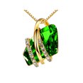thumbnail image 2 of Jusqu'à 65 % de Réduction sur les Colliers SMihono pour Femmes, Collier Pendentif Géométrique en Strass, Bijou Cadeau, 2 of 4