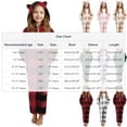thumbnail image 3 of Combinaison à Manches Longues pour Filles, Combinaison à Capuche à Carreaux à Manches Longues, Tenue de Nuit Décontractée d'Hiver avec Chaleur, Rouge, Manches Longues, 3 of 6