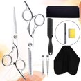 thumbnail image 3 of HLONK 9 Pcs Ciseaux de Coupe de Cheveux Pince Outils de Barbier Coiffure, 3 of 8
