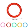 thumbnail image 4 of MIANGASTORE 120pcs Loose Leaf Binder Rings Easy To Open Binder Rings Notebook Rings Colorful Binder Rings Binder Supplies, 4 of 8