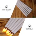 thumbnail image 2 of HLONK 6 Pcs Light for Halloween Long Pole LED Taper Candles Rechargeable Father White, 2 of 8