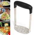 thumbnail image 1 of Oleegame 1PC Kitchen Utensils Set And Masher Potatoes Mashed Fruit Potato Vegetable Premium Kitchen，Dining & Bar Silver, 1 of 9