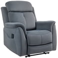 thumbnail image 1 of HOMCOM Fauteuil Inclinable Fauteuil Inclinable avec 8 Massages par Vibration, Gris Foncé, 1 of 10
