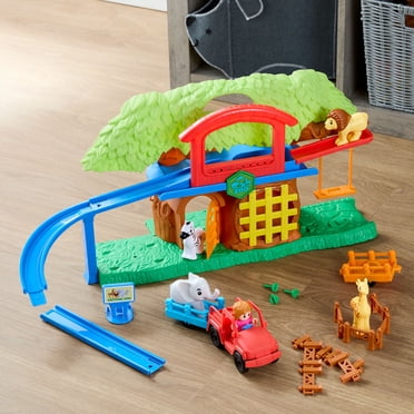 Kid Connection Animal Zoo Play Set, Lights & Sounds, 22 Pieces