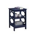 thumbnail image 3 of Convenience Concepts Omega End Table in Cobalt Blue Wood Finish, 3 of 6