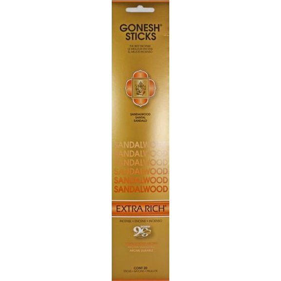 Bâtonnets d’encens Gonesh – Bois de santal