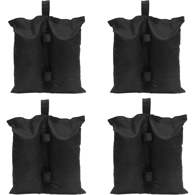 Heavy-Duty Waterproof Outdoor Structure Stability Sand Bags, Universal Fit For Legs With Adjustable Velcro Straps, Compact Foldable Design For Easy Storage And Transport