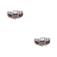 thumbnail image 3 of Maytalsory Retro Owl Eye Ring Electroplated With Luster Eye Owl Ring Alloy Exquisite Craft Adjustable Size Official Orange 2Set, 3 of 6