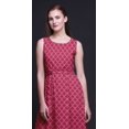 thumbnail image 2 of Bimba Damask Women Long Tank MaxiDress Round Neck Printed Party Gown-X-Large, 2 of 6