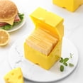 thumbnail image 4 of Food Storage Container with Flip Lid for Sliced Cheese Butter and Refrigerator Organization, 4 of 8