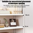 thumbnail image 4 of QTOCIO Double-Tier Desktop Storage Shelf Student Desk Organizer Office Computer Desk Tiered Cabinet, 4 of 4