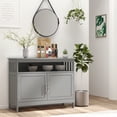 thumbnail image 2 of HOMCOM Buffet de Cuisine, Armoire Buffet, Table Console de Rangement en Bois, 2 of 10