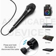 thumbnail image 4 of JYX Wired Dynamic Microphone, 9.8 ft Cord Handheld Microphone for Singing, Wired Karaoke Mic, 6.35mm Plug, 4 of 9