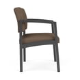 thumbnail image 4 of Fauteuil d'Appoint pour Réception et Salle d'Attente Lenox en Acier / Acier Charbon / Brun, 4 of 5