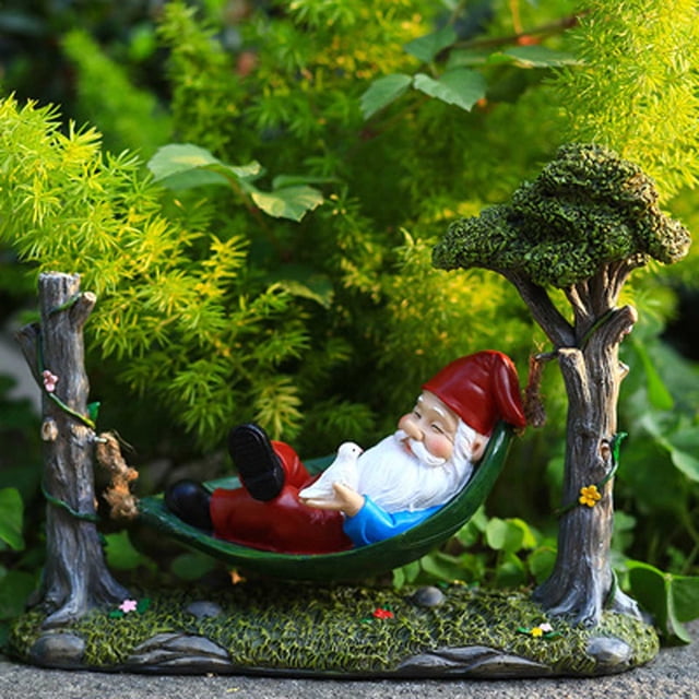Hammocks Dwarf Garden Creative Decoration Christmas Gift Resin Crafts Decoration