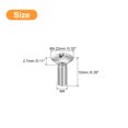 thumbnail image 2 of Unique Bargains Vis de Machine à Tête Ovale M4x10mm, Lot de 100 Vis à Tête Fraisée Légèrement Relevée en Acier Inoxydable 304, 2 of 5