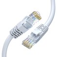 thumbnail image 2 of Ethernet Cable 1 ft CAT6 High Speed Internet Network LAN Patch Cable Cord - 20 Pack (1 feet, White), 2 of 5