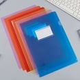 thumbnail image 4 of Clearance Sale File Folders 6.3x8.9IN Plastic Folders, Milky White Routine Document Folders File Folders US Letter A4 Size FileTransparent Folders, Schools Business Office Folders for Document, 4 of 7
