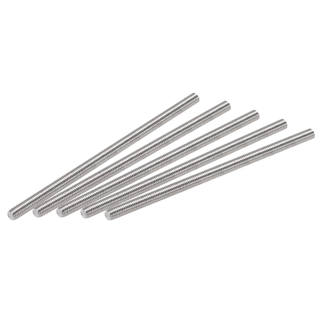 Unique Bargains Tige Entièrement Filetée M3 x 60 mm en Acier Inoxydable 304, Filets à Droite, Lot de 15