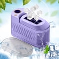 thumbnail image 1 of Kbndieu Ice Maker Mini Ice Maker - Automatic Ice Maker Compact Portable Transparent Window Easy Ice Release for Kitchen Office Travel Rv Trip Home Essentials, 1 of 6
