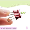 thumbnail image 4 of Pen+Gear 25 pieces, 0.75 in , Small Size, Colored Binder Paper Clips, Bulk Paper Clips for Office Supplies, Home, School, 4 of 4