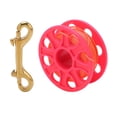 thumbnail image 2 of Finger Reel,  Diving Reel Lightweight With Double Ended  Snap Clip For Cave Diving Pink, 2 of 8
