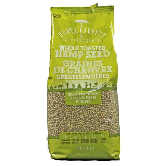 Dunya Harvest Whole Toasted Hemp Seeds