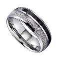 thumbnail image 3 of Two Tone Ring Unisex Decorative Jewelry Made Of Stainless Steel, 3 of 9