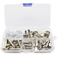 thumbnail image 1 of 80pcs Shelf Pins Kit Shelf Support Pegs Stainless Steel Bookshelf Pegs Shelves Pegs, 1 of 5