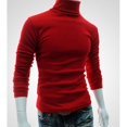 thumbnail image 4 of Pull d'Hiver Chaud en Coton Col Montant pour Hommes, 4 of 4