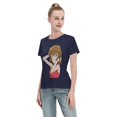 thumbnail image 4 of T-Shirt Basique à Manches Courtes pour Femmes Detective Conan Haihara Ai, 4 of 6