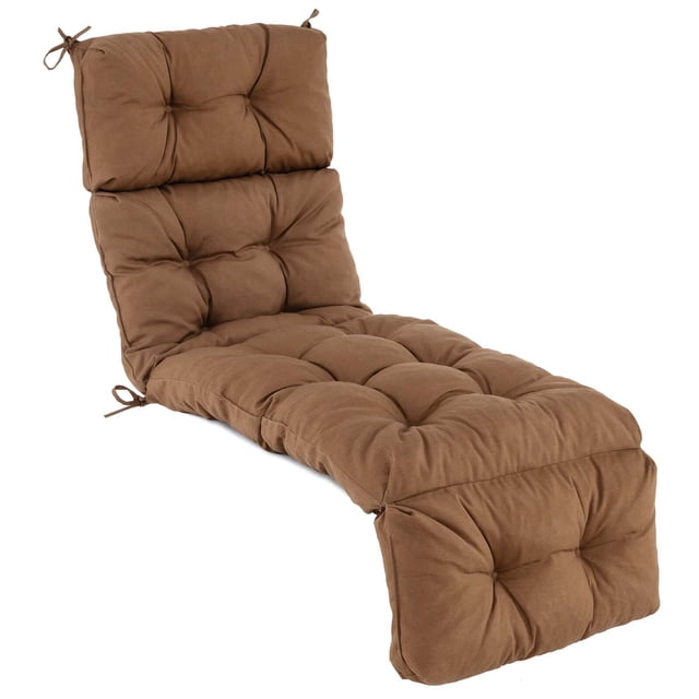 Costway Coussin de Chaise Longue 73 Pouces Coussin Rembourré pour Fauteuil Inclinable Intérieur Extérieur Brun