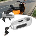 thumbnail image 1 of Motorcycle Grip Lock, 27-38mm Handlebar Universal Stainless Steel Brake Lever Lock Throttle Grip Anti Theft, 1 of 8