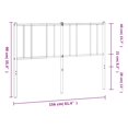 thumbnail image 2 of vidaXL Durable Metal Headboard for Full Size Beds, Easy Assembly, Modern Style Black, 2 of 5
