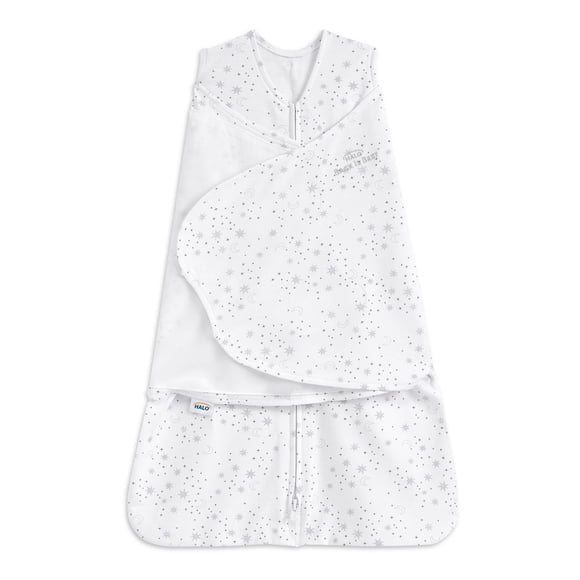 HALO® SleepSack® Swaddle - Cotton - Midnight Moons-Grey SM