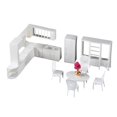 thumbnail image 3 of Milaget 1/25 Traditional Dining Room Furniture Stove Refrigerator Cabinet Set Sand Table, 3 of 8