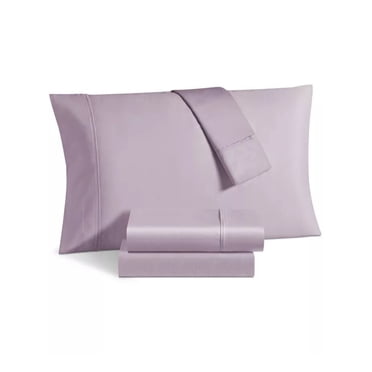 KENSINGSTON GARDEN Sienna Purple Solid 360 Thread Count KING Sheet Set