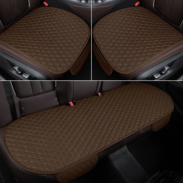 TopLLC Storage Bins Car Seat Cushion Car Seat Protector Car Front Seat Rear Seat Covers Non-slip Breathable Four Seasons Universal Car Cushion For Car SUV Storage Bags