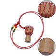 thumbnail image 2 of COMPUKAS 1Pcs Instruments Africains Mini Djembe pour Jeu d'Enfant et Jeu de Musique, 2 of 7