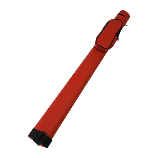 jinwen Billiard Pool Cue Bag with Zipper Professional Travel Portable Pool Cue Case Red