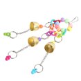 thumbnail image 4 of Bird Bells Toy, Bird Swing Bells Toy Healthy Pleasant Sound Bite Resistant Colorful  For Parrots, 4 of 8