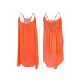 thumbnail image 4 of Innerwin Robe Mini Couleur Unie Débardeur pour Femme Fête Encolure Dégagée Ample Été Plage Robe d'Été Orange TG, 4 of 9